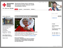 Tablet Screenshot of drk-sst-altona.de